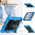 thumbnail image 4 of For iPad Mini 5th/4th Generation Case 7.9 inch 2019/2015, 360 Rotating Shockproof Cover with Stand, Screen Protector, Shoulder Strap, Sky Blue, 4 of 7