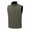 Armygreen, variant on Men's Utility Hiking Sweater Vest Waterproof Softshell Outdoor Fleece Lined Zip Up windproof vest Navy XL