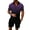 Purple, variant on Vedolay shorts sets men two piece outfits Men's Casual 2 Piece Outfits- Tracksuit Summer Short Sportswear Workout Set,Black XXL