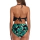 thumbnail image 4 of Tempt Me Trajes de baño de dos piezas para mujer, bikini de cintura alta, con volantes y control de barriga, trajes de baño halter, 4 of 4