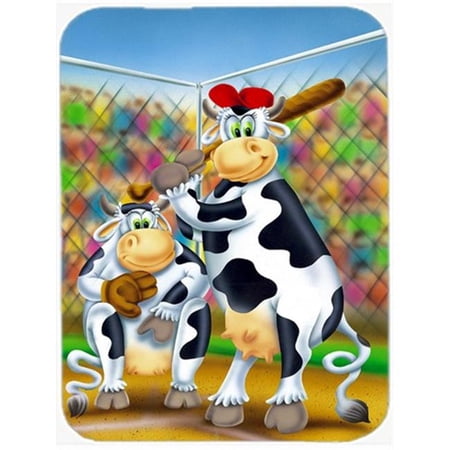 Cow Playing Baseball Mouse Pad  Hot Pad or Trivet price history on PriceWatchPro