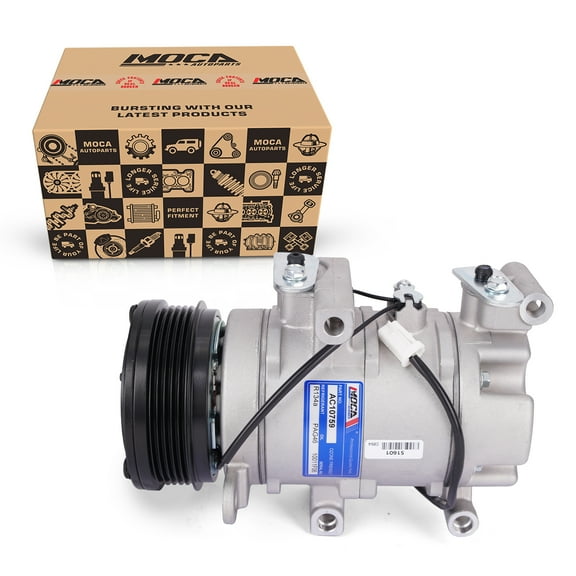 MOCA AUTOPARTS Air Conditioner A/C Compressor with Clutch Fit for 2004-2009 Mazda 3 L4 2.0L 2.3L & 2006-2010 Mazda 5 L4 2.3L