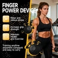 thumbnail image 4 of 2026 New Finger Grip Strengthener, Hand Forearm Trainer, Arm Toning Shaper and Wrist Strengthener Ball,Portable Adjustable Hand Grip Strengthener for Gym, Piano and Guitar Training, 4 of 6