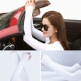 thumbnail image 1 of 1Pair Bicycle Motorcycle Sleeve Cover Sun Protection Arm Guard Cooling Sleeve Cover UV-resistant Men Women Sleeve Sports GlovesPurple 1 pair He Qiyong unisex, 1 of 1
