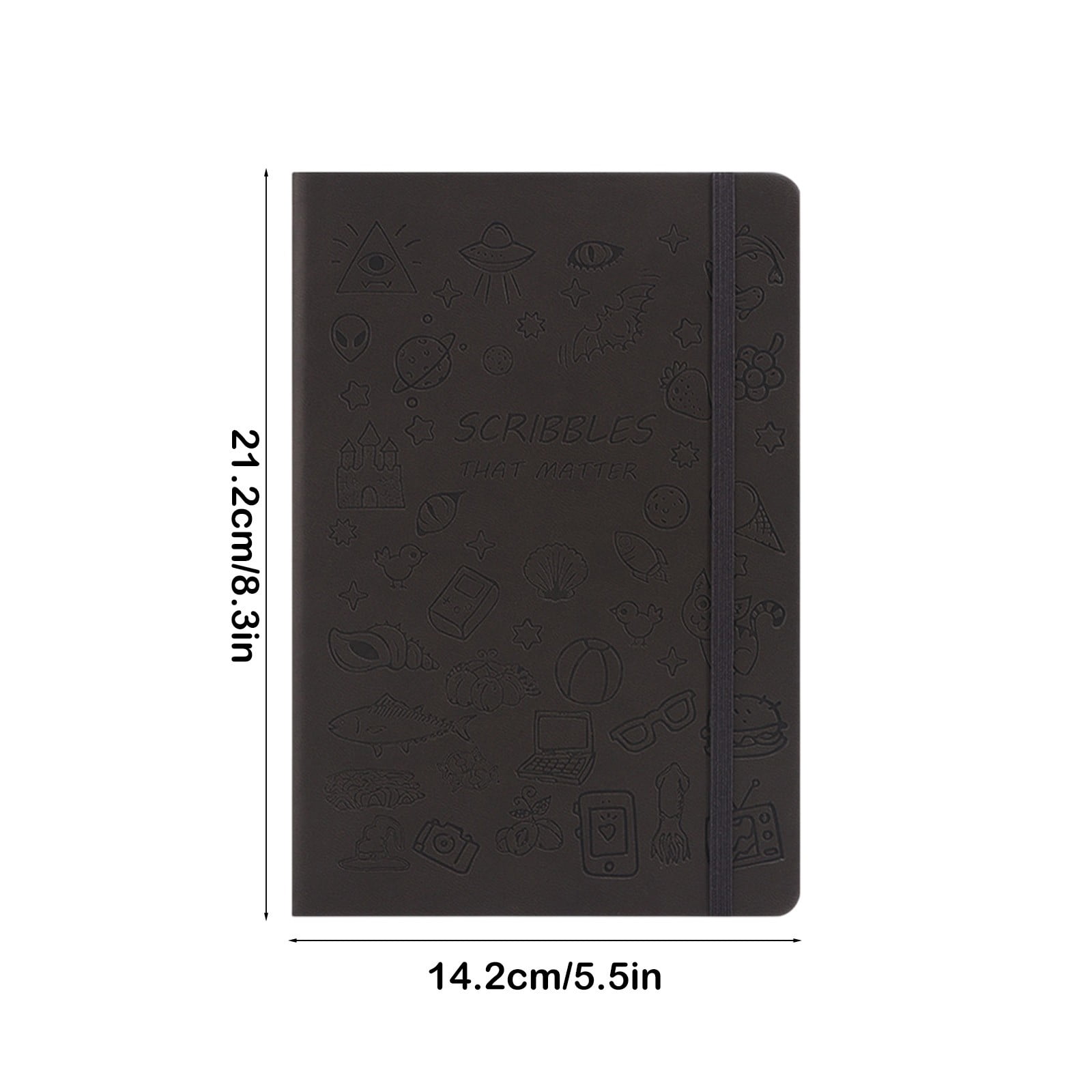 HBBKVI 2 Pack Notebook, Softcover Notebook Cute Cartoons A5 Stamped Book Exquisite Diary Tape Business Notepad