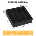 thumbnail image 3 of 2 Pack Underwear Drawer Organizer, 48 Cell Fabric Foldable Dresser Organizer for Closet Organizers and Storage Boxes for Socks, Ties Black, 3 of 6