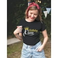 thumbnail image 3 of Birthday Queen Top for Women and Girls Birthday Girl Crown Women T-Shirt XXX-Large Black, 3 of 6