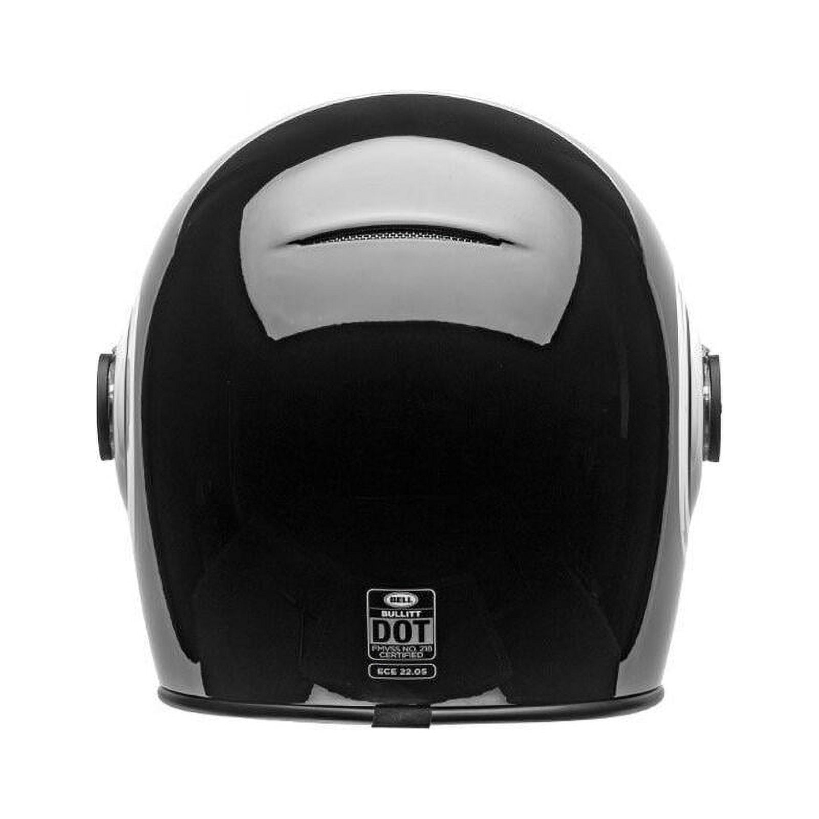 bell bullitt deluxe helmet gloss black Bell Helmets Bullitt Bolt Helmet (Large, Gloss Black/White)