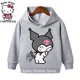 thumbnail image 2 of Sudadera con capucha Kuromi unisex de moda CALIENTE 2024, sudadera de manga larga para niños y bebés, ropa para niñas de 2 a 14 años, ropa de calle, 2 of 4