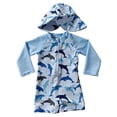 thumbnail image 2 of Swimming Suit for Boys Boy Rash Guard Cartoon Boy Swimwear Boy Bathing Suit 6-12 Months, 2 of 4