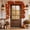 A, variant on Orangide Thanksgiving Fall Artificial Maple Leaf Garland with Pumpkins for Fireplace Mantel Door Decor, Autumn Harvest Decor for Thanksgiving Party