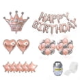 thumbnail image 2 of Rose Gold Wedding Birthday Party Balloons Party Dcor - Pink, 2 of 2