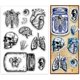 thumbnail image 1 of Sellos transparentes con forma de frasco, órgano, corazón y ojo. Sellos de goma transparentes para scrapbooking., 1 of 7