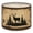 Color 6, variant on Hunting Linen Drum Cabin Lampshades Footprints Farmhouse Cabin Country Wolf Moon 13"x13"x10" Light Shade for Table Lamps Floor Lamp Shades Cabin Lampshade Replacement Assembly Required