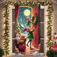 thumbnail image 6 of Decorative Festive Christmas Tree Banner Holiday Decoration Ornaments Stars for Celebration Indoor Outdoor Party, 6 of 9