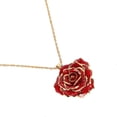 thumbnail image 3 of Collier plaqué or rose 24 carats avec pendentif en forme de rose pour femmes et filles, idéal pour la fête des mères ou un anniversaire., 3 of 4