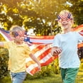 thumbnail image 5 of Twfbrm American Flag Glasses Fourth of July Eyeglasses Patriotic Party Costume Photo Props Eyewear for Independence Day Souvenir Party 4th of July USA Flag Party Favors, 5 of 6