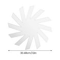 thumbnail image 3 of Woven Spiral Storage Basket Template Cutting Set Multifunctional DIY Sewing Ruler Tailor for Home Sewing Art Craft, 3 of 5