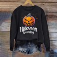 thumbnail image 2 of Raeneomay Long Sleeve Shirts for Women 's Round Neck Fall Printed Printed Hoodie Top, 2 of 4
