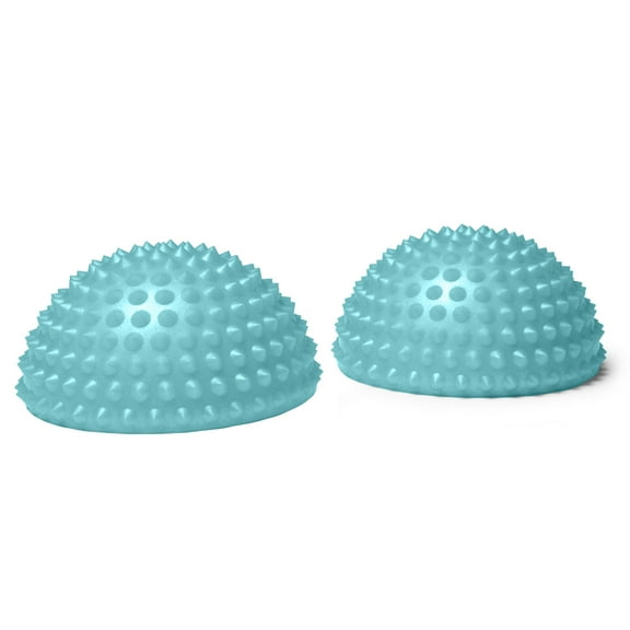 OPTP Lo Rox Domes (Pair) - Textured Balance Pods - Stability and Balance Training Equipment - Sensory and Self-Massage Tools - by Lauren Roxburgh