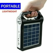 Portable Solar Generator USB Charger 6V 9W Solar Panel Power Storage Generator Home System Kit Rechargeable