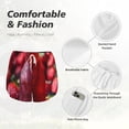 thumbnail image 4 of Gukieu Berry Infused Refreshment Print Women's Sports Shorts with Drawstring Elastic Waistband for Running, Yoga, Fitness-XX-Large, 4 of 7
