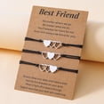 thumbnail image 5 of 2 piezas de pulseras de mejores amigas, pulsera de corazón a juego, regalos de amistad para mejores amigas, mujeres, amigas, niñas y adolescentes, 5 of 5