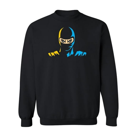 Ninja Cool Design Sweatshirt Men -Image by Shutterstock, Male x-Large