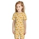 thumbnail image 4 of Balery Autumn Fall Yellow Leaves Conjunto de Pijama Infantil de Manga Corta con Estampado – Ropa de Dormir de Algodón Suave-Small, 4 of 4