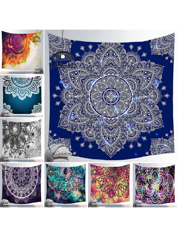 Tapestry Mandala Tapestries Wall Art Hippie Wall Hanging Bohemian Bedspread Tapestries