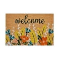 thumbnail image 1 of Product Classification Carpet 2 Floral Welcome Mat with Colorful Flower Pattern Coir Door Mat for Indoor Entrance Non Outdoor Rug Ideal Front Door 16 x 24 Inches, 1 of 5