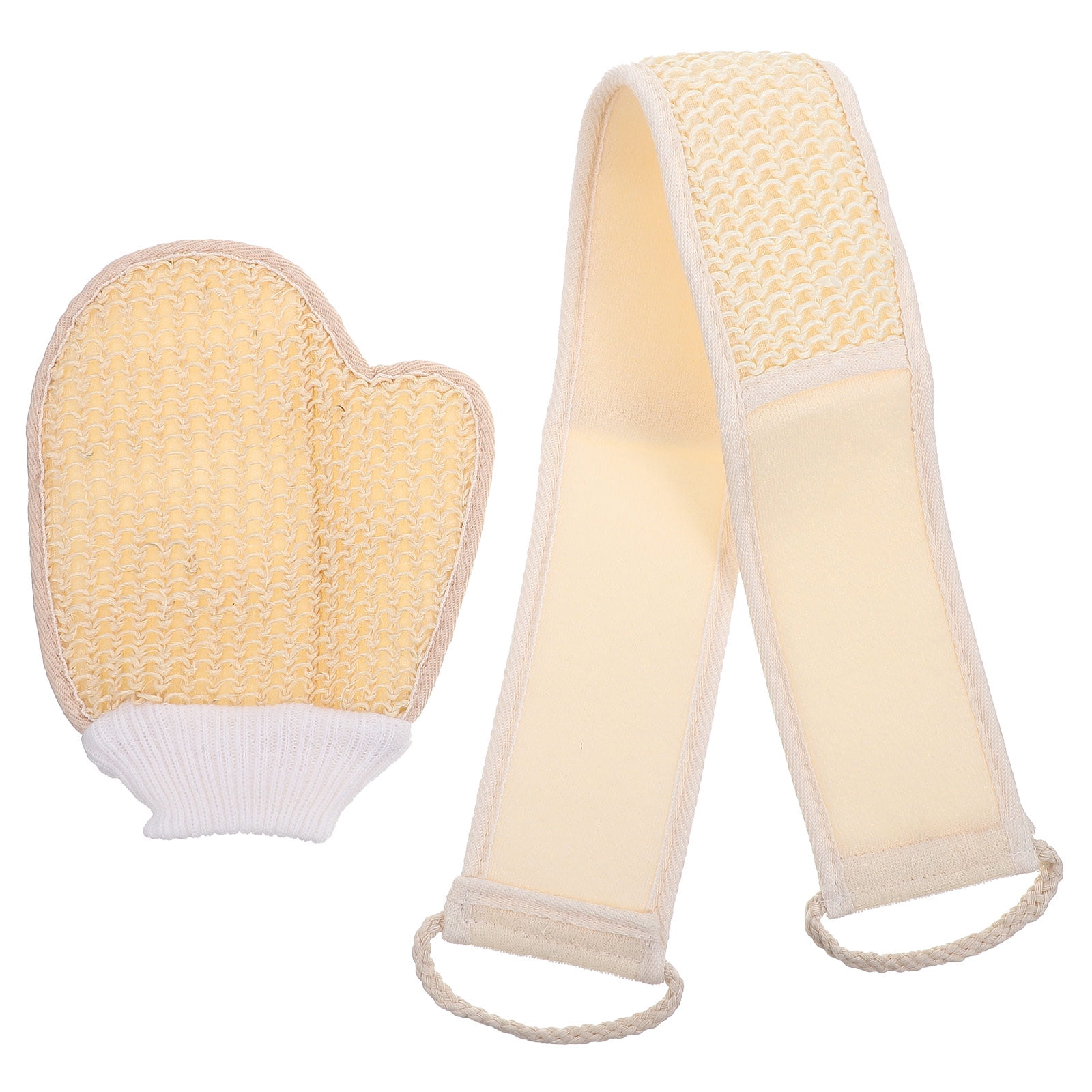 Frcolor Bath Gloves Body Exfoliating Towel Scrubber Shower Glove Loofah