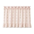 thumbnail image 2 of 30"x22" Oven Skirt Curtain for Kitchen Decor,Girlish Charm Lace Trim & 8 Ribbon Ties,Rustic Decorative Oven Door Curtain for Cottage Kitchen Decor, 2 of 7