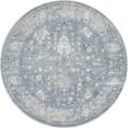 thumbnail image 2 of Rugs.com Oregon Collection Rug – 5 Ft Round Gray Low-Pile Rug Perfect For Kitchens, Dining Rooms, 2 of 7