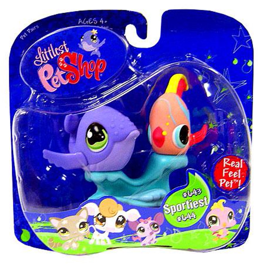 Littlest Pet Shop Pet Pairs Fish & Whale Figure 2Pack