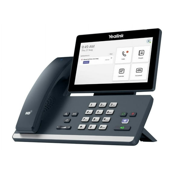 Yealink MP58-WH-Teams IP Phone - Corded/Cordless - Corded - Bluetooth - Desktop - Classic Gray