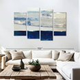 thumbnail image 3 of Elephant Stock I Always Return To The Sea Wall Art - Horizontal Multi Panel Canvas - Living Room Wall Decor - Abstract Multi Panel - Blue And Gray Decor By Julie Weaverling - 84" x 54", 3 of 8