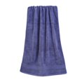 thumbnail image 1 of Toalla de baño unisex Yesbay, de color liso, suave, de secado rápido, absorbente, para gimnasio, baño, color azul, 140 x 70 cm, 1 of 8