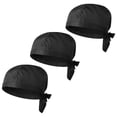 thumbnail image 4 of SHISUYAN Fabric Chef Hats for Kitchen Work and Daily Use 3Set 11.8X7.9in, 4 of 8