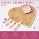 thumbnail image 3 of Tabla de charcutería y juego para servir Paris Hilton de 6 piezas, color rosa, 3 of 9