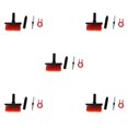 thumbnail image 1 of relayinert Durable 4x Keyboard Cleaning Brush Corner Gap Tools for High-Performance Keyboard Gamers PC Black Red 15x8x3cm 5Set, 1 of 6