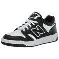 thumbnail image 1 of Zapatillas New Balance 480 V1 con cordones para niños pequeños, unisex, negro/blanco, 1 of 7