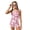 Pink Butterfly, variant on COEQINE Two Piece Taniki Swimsuit for Girls, Round Neck Top with Shorts Racerback Swimwear with Chest Pad, Modest Bathing Suit for 6-7 Year Olds, Easy Care, Blue White Palm Tree