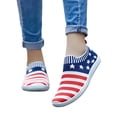 thumbnail image 2 of KANG Fashion US Flag Print Barefoot Shoes for Women & Men | Wide-Toe-Box Minimalist Sneakers: Breathable Walking, Yoga, and Beach Shoes Multicolour1 41, 2 of 6