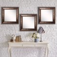 thumbnail image 4 of Rayne Mirrors Rayne Roman Copper Bronze Square Wall Mirror Set, 4 of 5