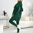 thumbnail image 4 of ibuvkizy Hoodie Sweatsuits Women 2 Piece Outfit!Women Sweat Suit Hoodie and Leggings Casual and Comfortable Sweatshirt 2 Piece Suit Green,S, 4 of 8