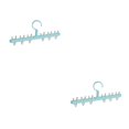 thumbnail image 3 of Ounissouiy Colgador de calcetines, estante de secado de ropa interior giratorio de 360 ​​grados, Clip de almacenamiento para armario al aire Azul blanco 2piezas, 3 of 6