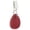 Red, variant on HONGLIN Tablecloth Weights for Outdoor Tables, Teardrop Table Cover Hanger with Stainless Steel Clip, Table Cloth Weight for Picnic and Party, 1 Pack