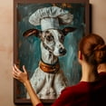 thumbnail image 6 of Greyhound Dog Canvas Wall Art, Greyhound Dog Poster Print Kitchen Wall Art, Kitchen Animal Pictures Wall Decor For Dining Room, 6 of 6