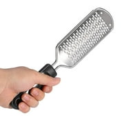 EOTVIA Foot Scraper Callus Remover Black Pedicure Heel Grater Stainless Steel File Foot Scrubber for Dry Cracked Feet